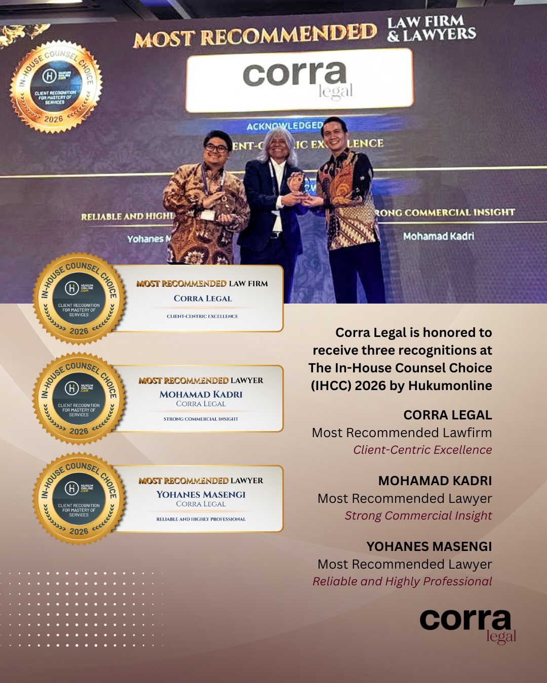 Three Awards, One Proud Milestone.